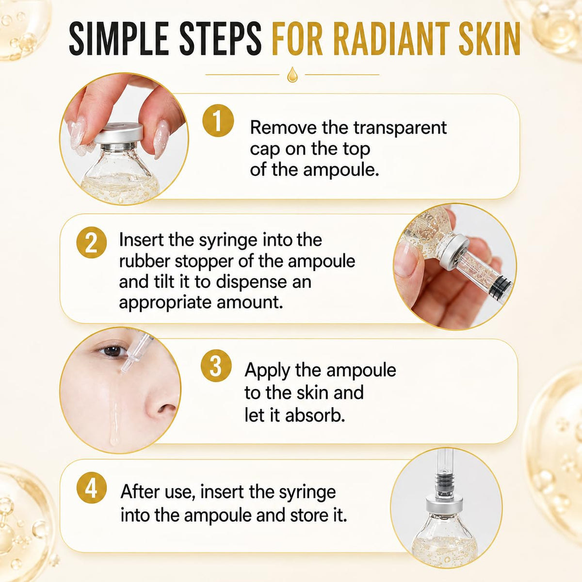 Deep Collagen Silk Peptide Facial Ampoule