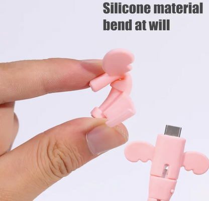 High Quality Data Cable Protective Cover (Pack of 5)
