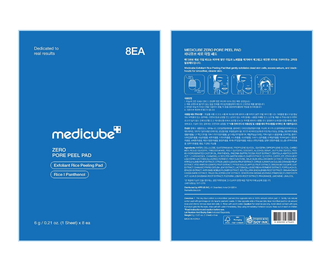 Medicube Zero Pore Peel Pads