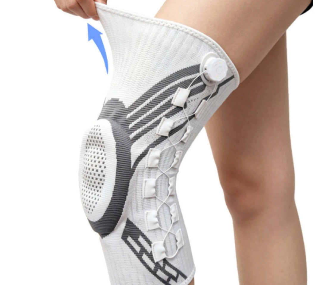 Compression Knob Soft Magnetic Closure Knee Cap