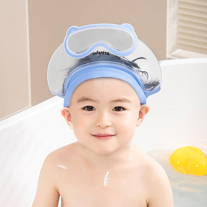 Baby Silicone Shower Cap With Visor Guard