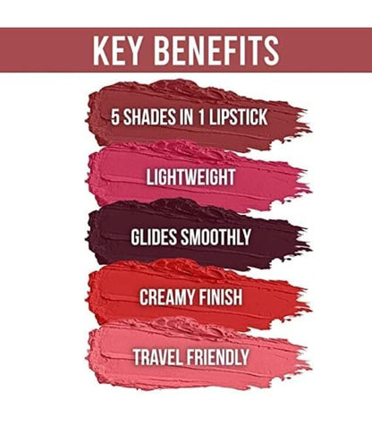 5 in 1 Korean Luxury Lipstick Pen