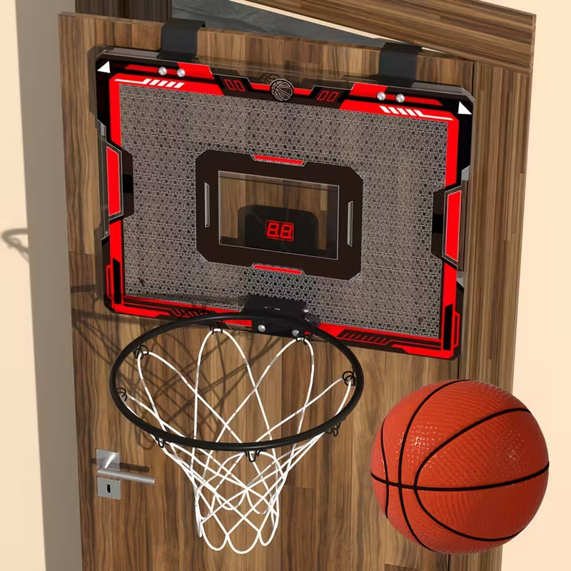 Indoor Basketball Hoop With Scoreboard And LED Lights