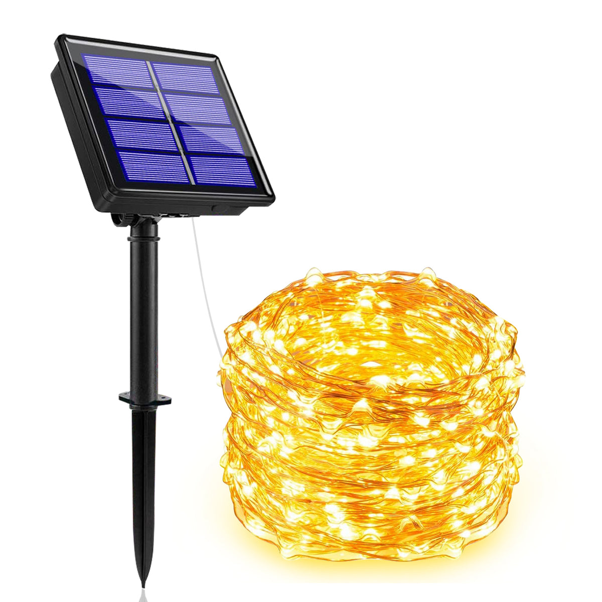 Solar Copper Wire String Lights