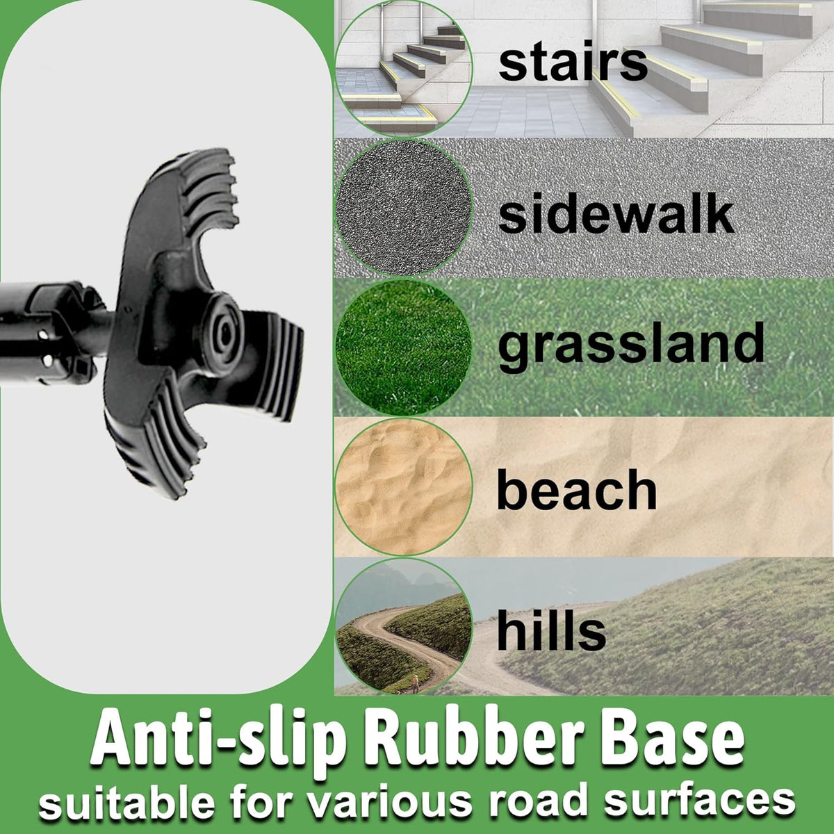Multifunction Seat Telescopic Walking Stick