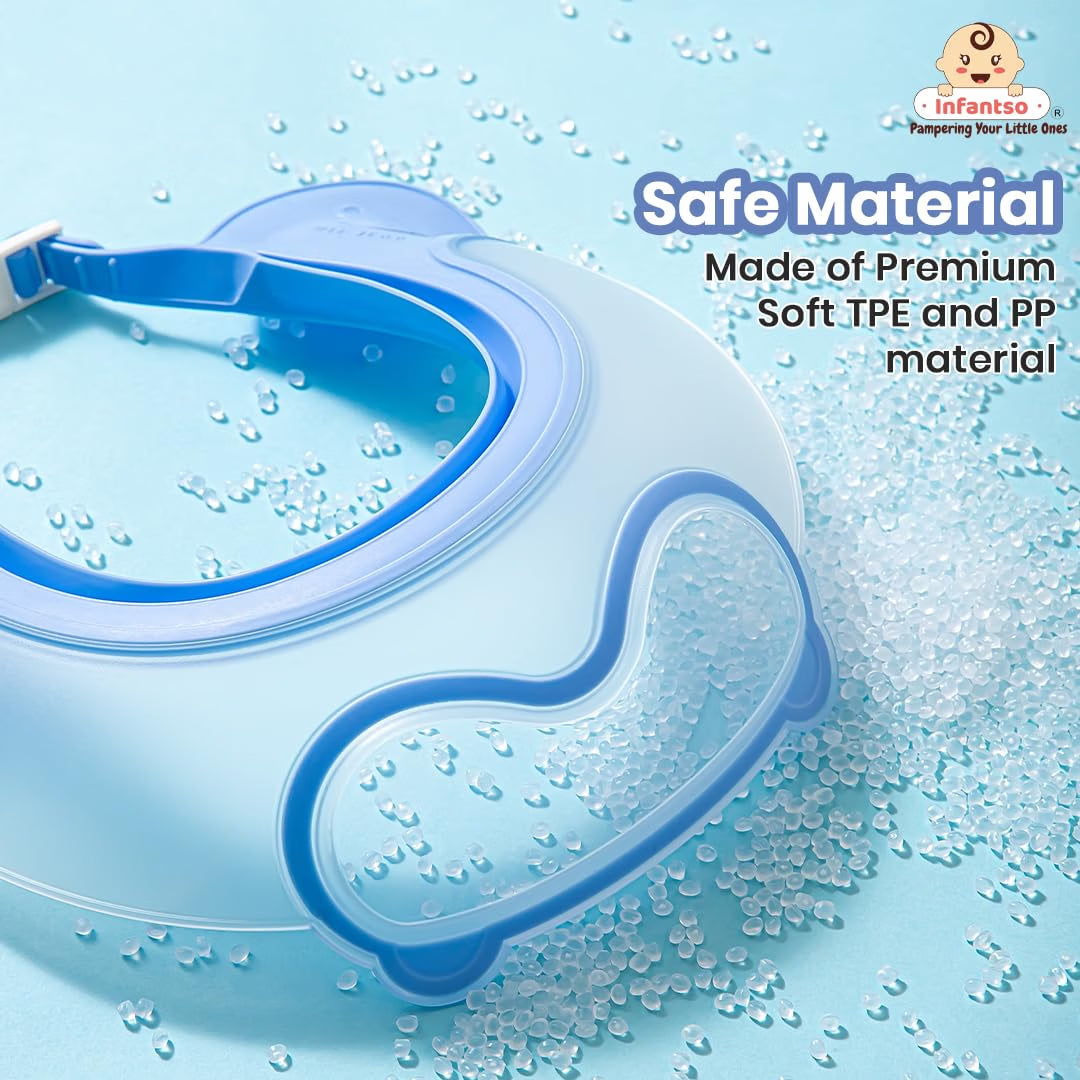 Baby Silicone Shower Cap With Visor Guard