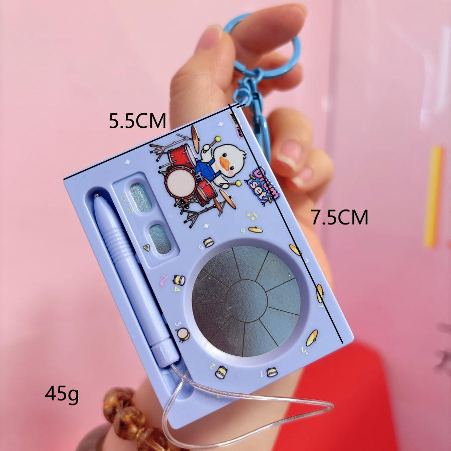 Mini Electronic Pocket Drum Keychain