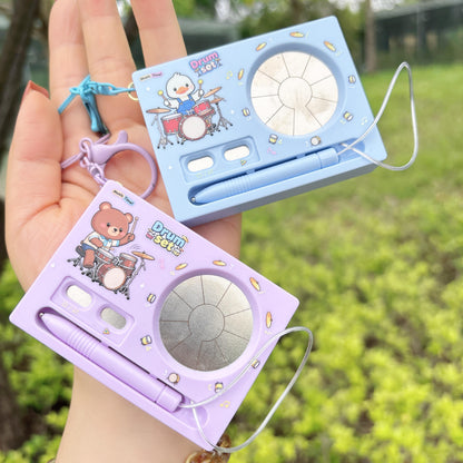 Mini Electronic Pocket Drum Keychain