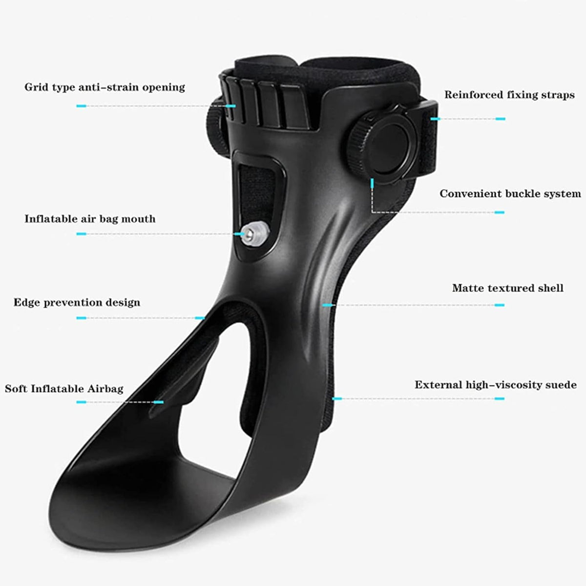 Ankle Brace Support With Inflatable Air Bag