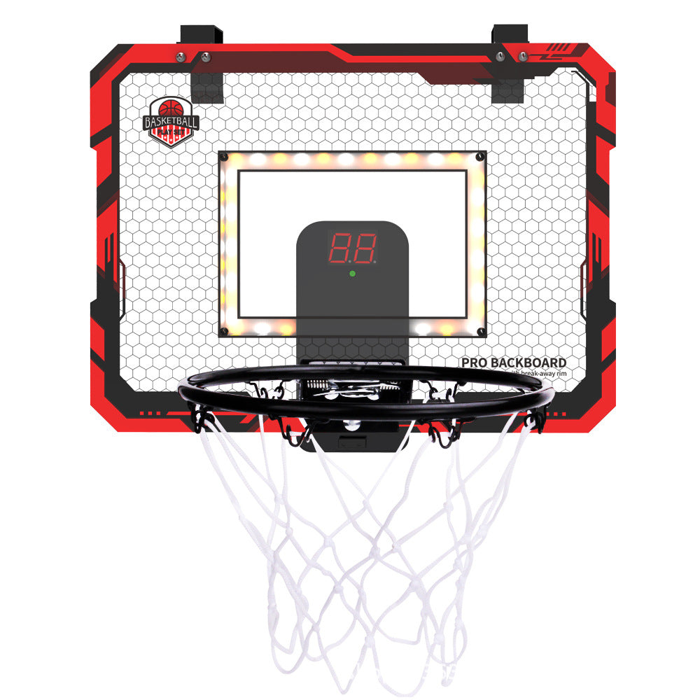 Indoor Basketball Hoop With Scoreboard And LED Lights